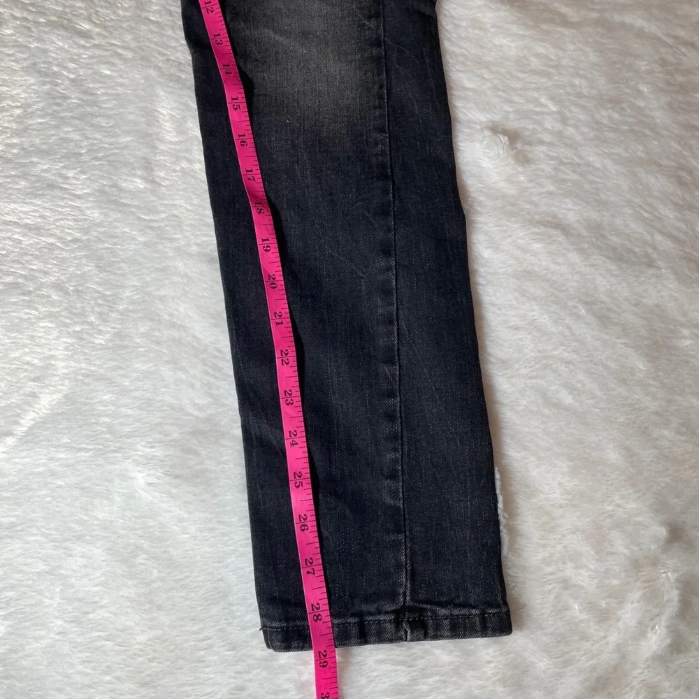 Levis 512 Slim Tapper Jeans 29x32 Faded Black‎ Denim Mid Rise Stretch Slim